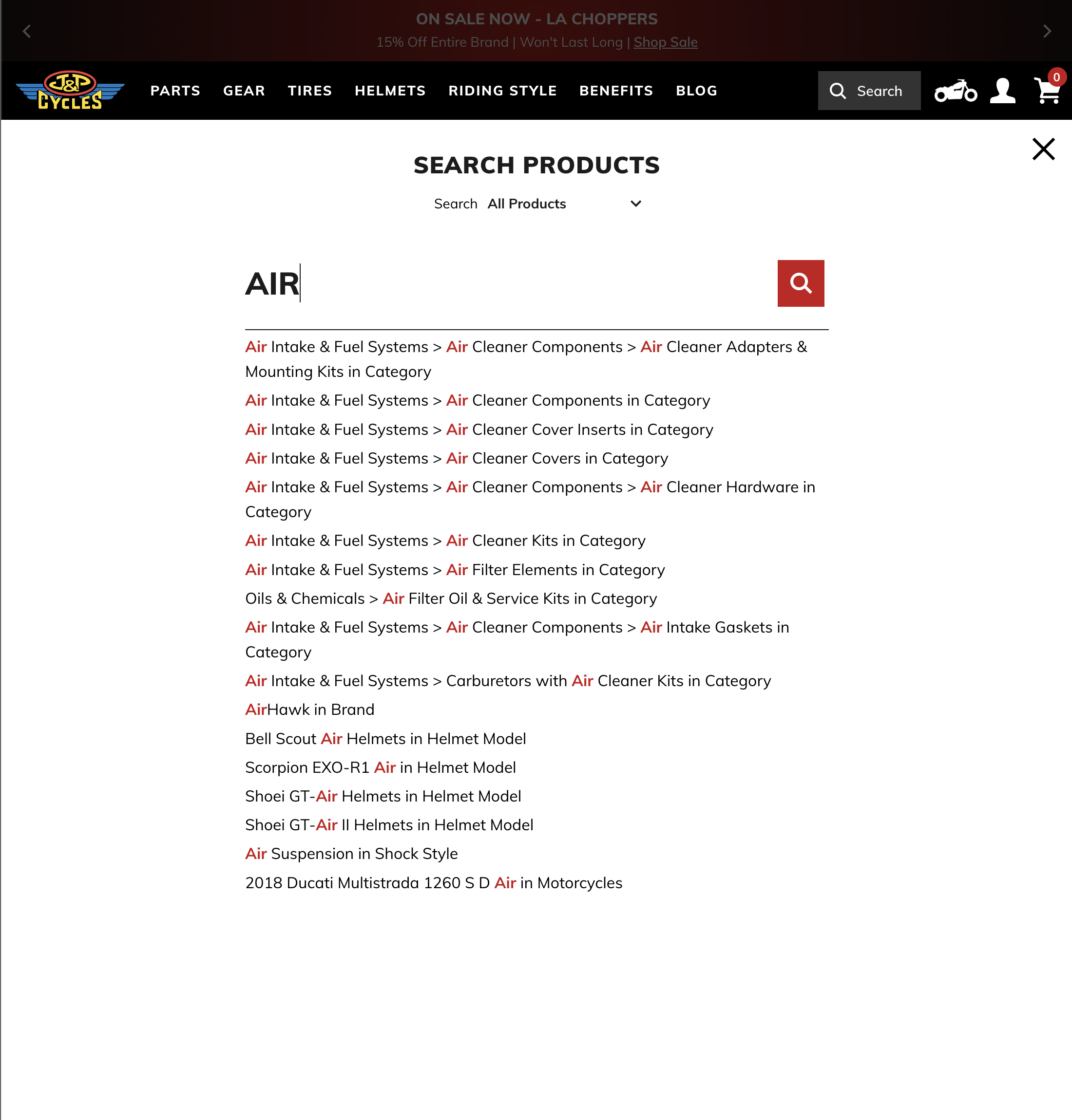 J&P Cycles’ Suggestions 226 of 760